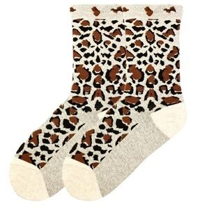 𝅺k Bell Woman's Leopard socks extended size